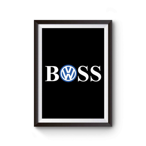 Volkswagen Boss Logo Poster