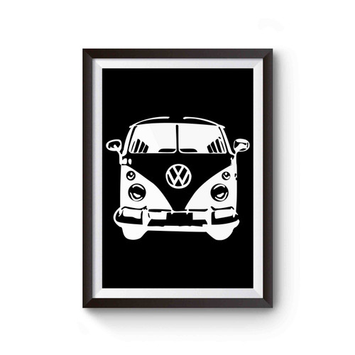 Vw Micro Bus Front Graphic Poster