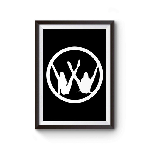 Vw Strip Logo Poster
