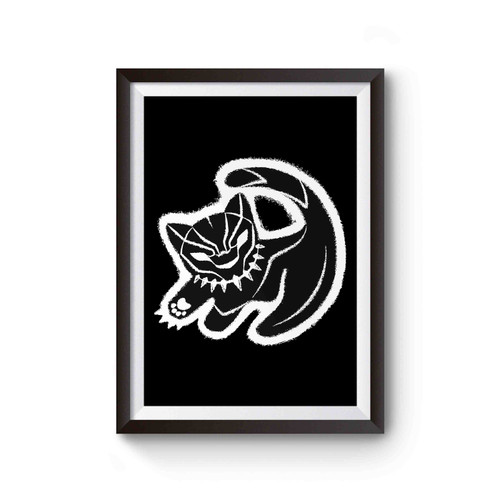 Wakanda Black Panther Lion King Poster