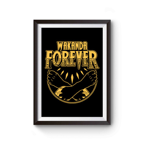 Wakanda Forever Black Panther Cover Inspired Poster