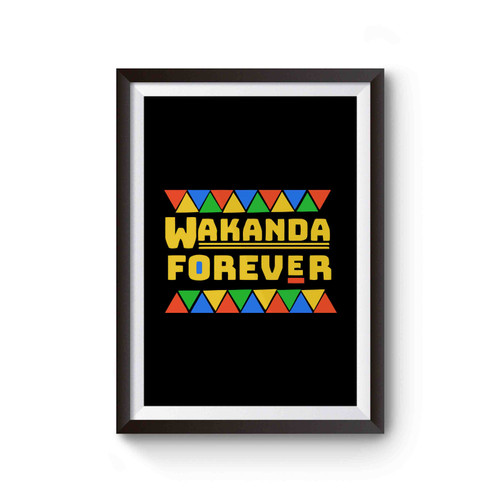 Wakanda Forever Black Panther Inspired Poster