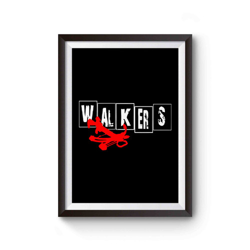 Walkers Walking Dead Daryl Dixon Rick Grimes Glenn Rhee Crossbow Poster
