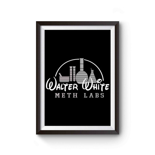 Walter White Breaking Bad Science Meth Lab Jesse Cook Disney Poster