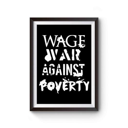 War Against Poverty Poster