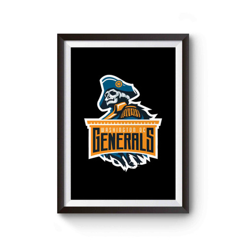 Washington Generals Skull Poster