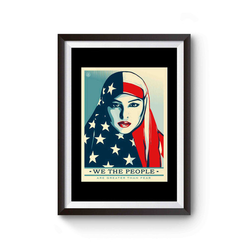 We The People Muslim Women's March Poster