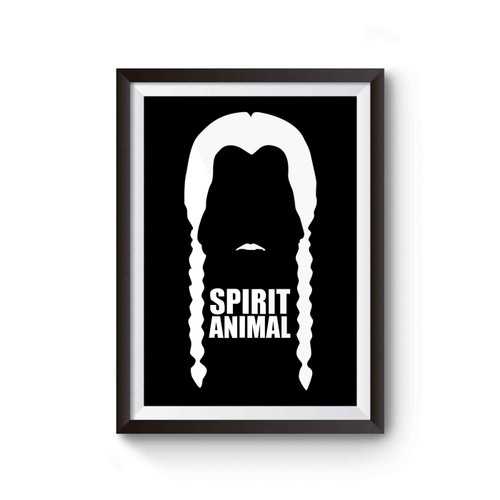 Wednesday Spirit Animal Addams Family Halloween Poster