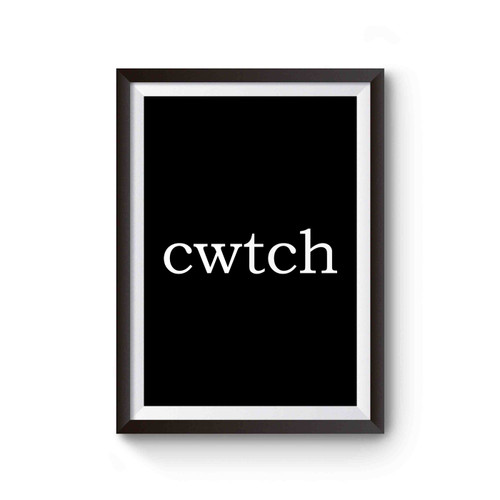 Welsh Cwtch Cuddle Poster