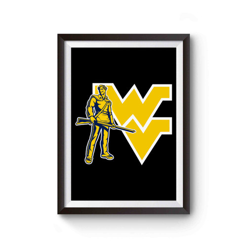 West Virginia University Mountaineer Logo Poster