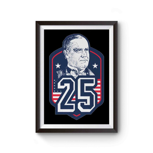William Mckinley Twenty Fifth President Poster