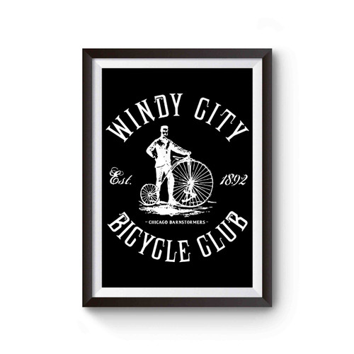 Windy City Chicago Bicycle Club Poster