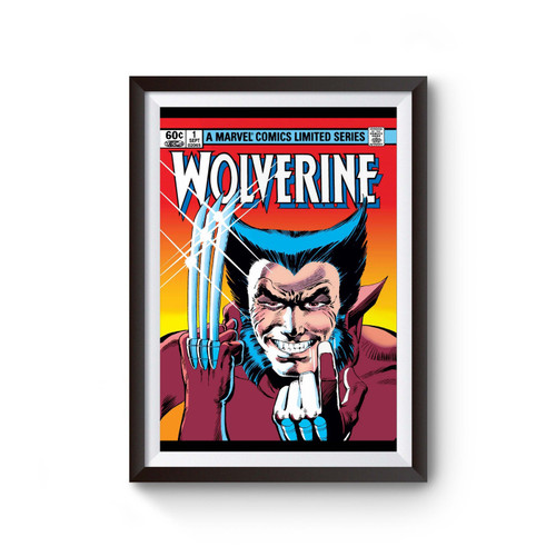 Wolverine Vintage Comic Movie Poster