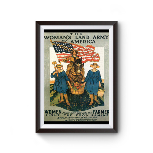 Women's Land Army Of America Poster