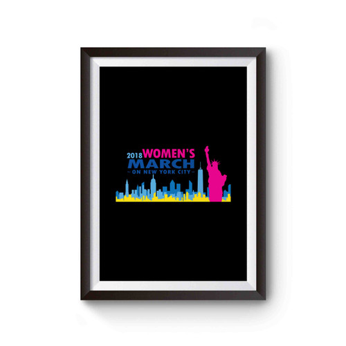 Women's March 2018 On New York City Poster