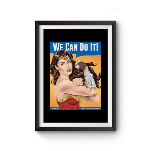 Wonder Riveter Dc Superhero Propaganda Poster