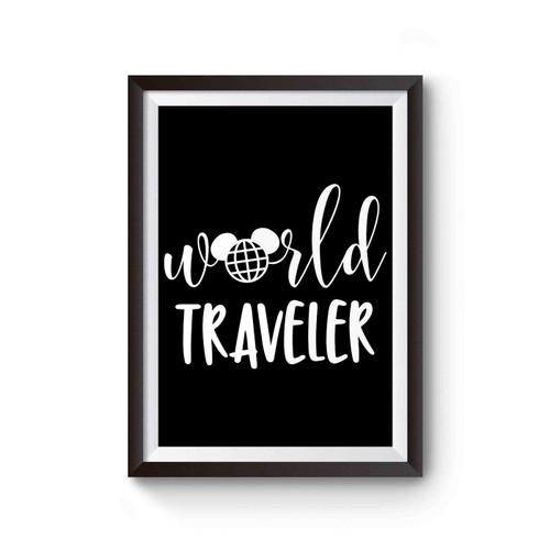 World Traveler Disney Inspired Poster