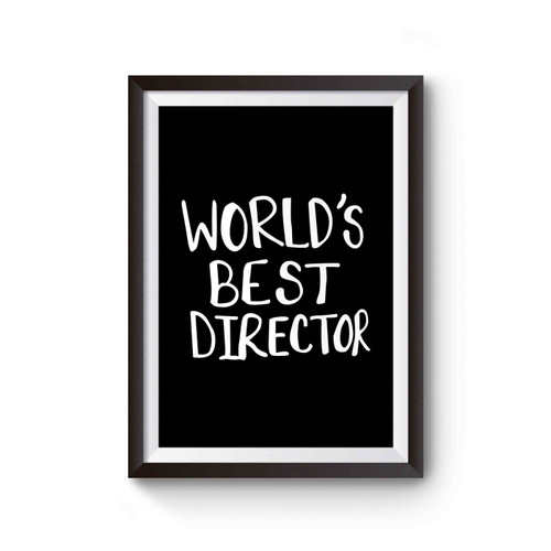 World's Best Director Film Cast & Crew Filmmaker Gift Poster