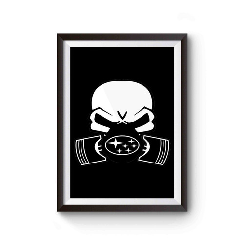 Wrx Skull Turbo Pisto Subaru Poster