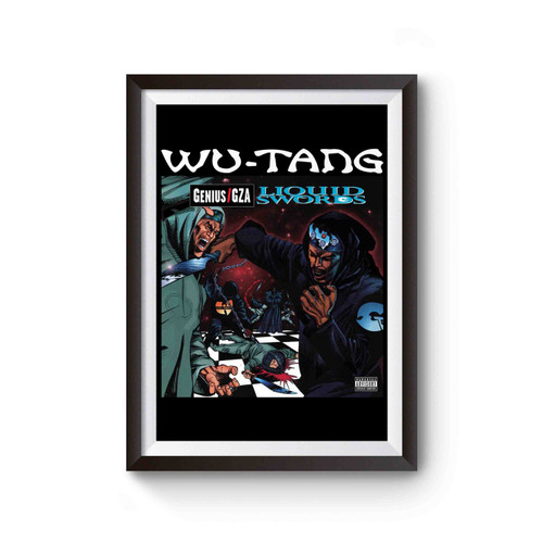 Wu Tang Gza Liquid Swords Album Underground Hip Hop Comic Poster Wu Tang Gza Liquid Swords Album Underground Hip Hop Comic Poster