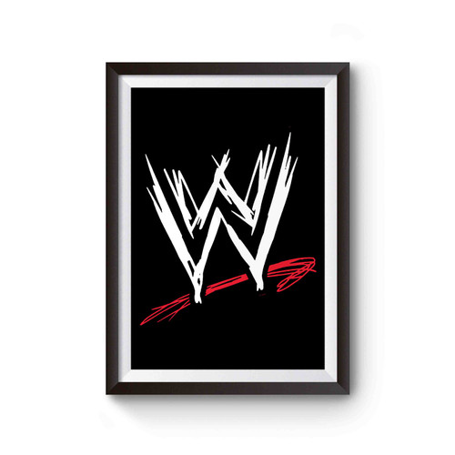 Wwf Wwe Wrestling Logo Poster