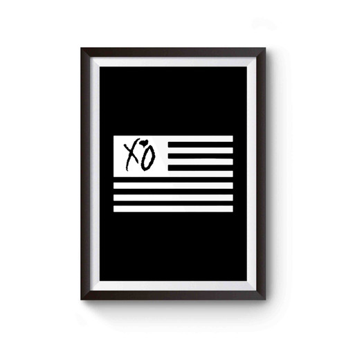 Xo The Weeknd Flag Poster