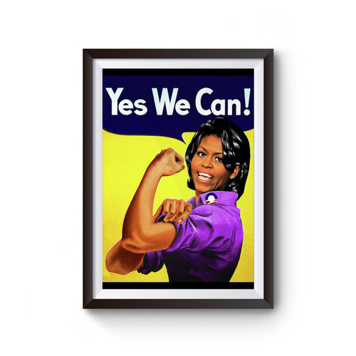 Yes We Can Michelle Obama As Rosie Poster