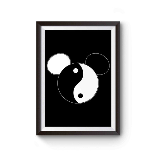 Ying Yang Mickey Disney Mickey Mouse Poster