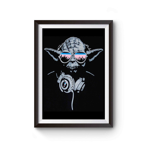Yoda Cool Dj Hip Hop Poster