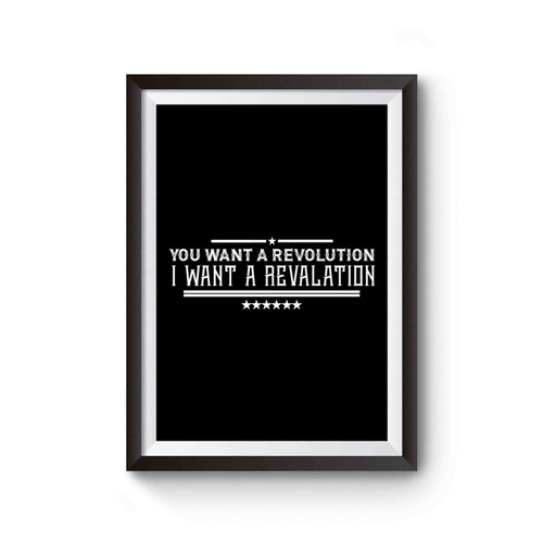 You Want A Revolution Hamilton Musical Aaron Burr Alexander Hamilton Gift Musical Broadway Revolutionaries Country Font Inspired Poster