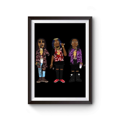 Young Rich Nation Migos Poster