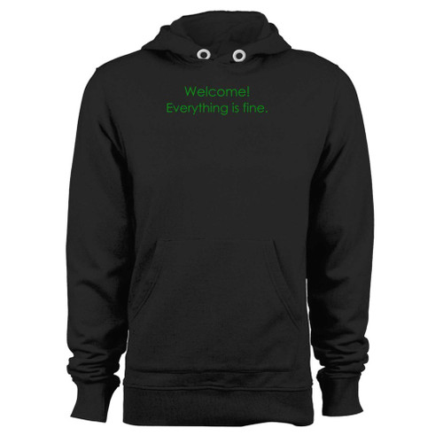 Was created with comfort in mind, this welcome everything is fine hoodie lighter weight is perfect for any activity. Teams and groups love this hoodie for its affordable price and variety of colors.