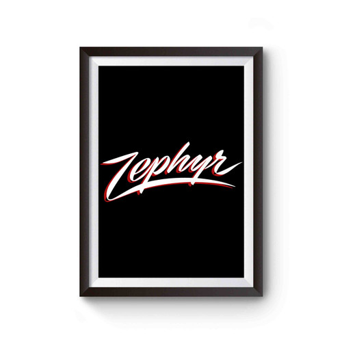Zephyr Skate Logo Poster