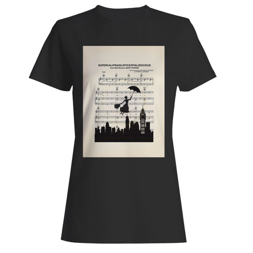 These are Mary Poppins Silhouette Disney Women T Shirt that are cute tied to the side or paired with a cardigan or jacket for a more styled look. So comfy and classic, they are sure to make your vacation extra magical.