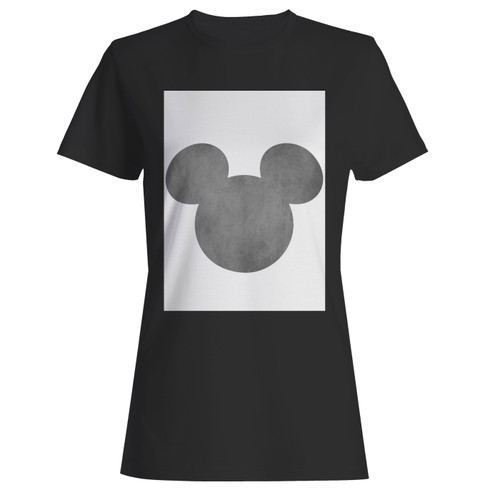 These are Mickey Mouse Head Black Chalk Color Women T Shirt that are cute tied to the side or paired with a cardigan or jacket for a more styled look. So comfy and classic, they are sure to make your vacation extra magical.