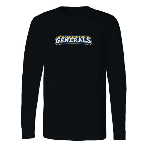 This classic fit Washington Generals New Logo Long Sleeve Shirt is casually elegant and very comfortable. With fine quality print to make one stand out, it's a perfect fit for every occasion.