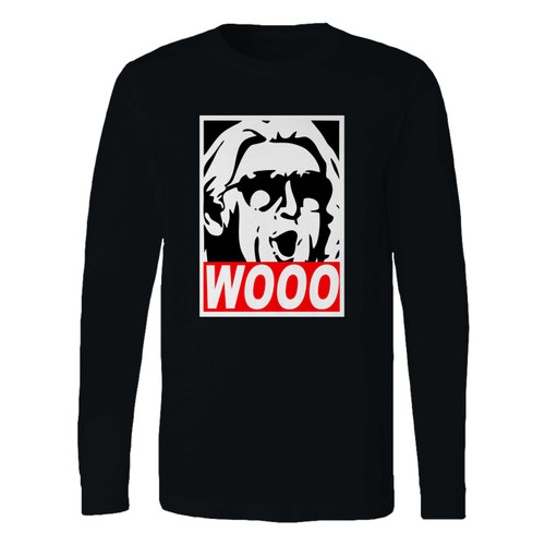 This classic fit Wooo Ric Flair Long Sleeve Shirt is casually elegant and very comfortable. With fine quality print to make one stand out, it's a perfect fit for every occasion.