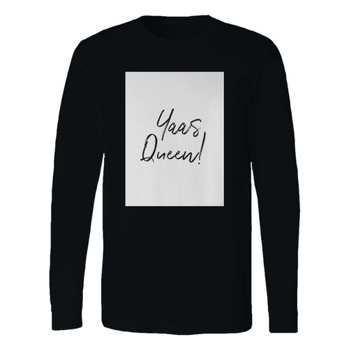 This classic fit Yaas Queen! Long Sleeve Shirt is casually elegant and very comfortable. With fine quality print to make one stand out, it's a perfect fit for every occasion.