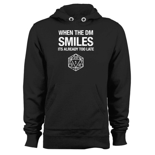 Was created with comfort in mind, this when the dm smiles its already too late dungeon and dragons 2 custom hoodie lighter weight is perfect for any activity. Teams and groups love this hoodie for its affordable price and variety of colors.