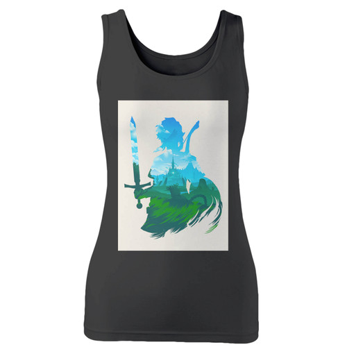 High quality print of this slim fit Zelda Breath Of The Wild Women Tank Top will turn heads. And bystanders won't be disappointed - the racerback cut looks good one any woman's shoulders.