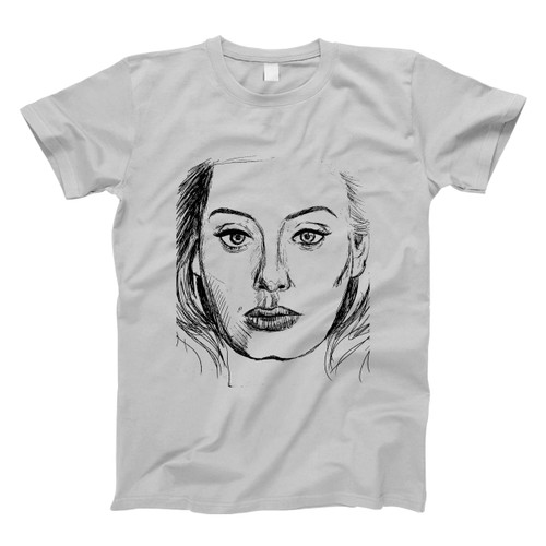 Adele Twenty Five Cover Sketch Black Men T Shirt