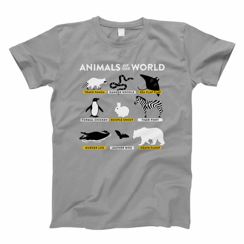 Animals Of The World Men T Shirt