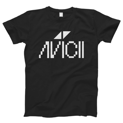 Avicii Title Logo Combine Men T Shirt
