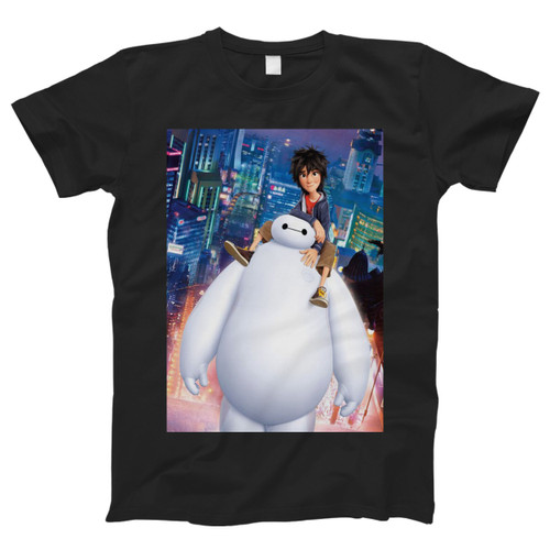 Baymax Big Hero Town Men T Shirt