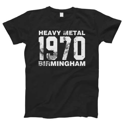 Birmingham Heavy Metal Nineteen Seventy Cropping Title Men T Shirt