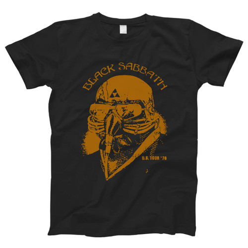 Black Sabbath Us Tour 78 Logo Men T Shirt