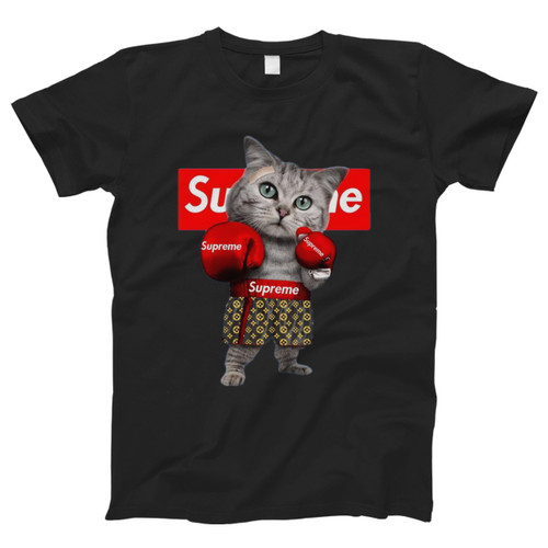 Boxing Cat Parody Men T Shirt