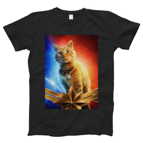 Captain Marvel Goose Cat Origin Men T Shirt