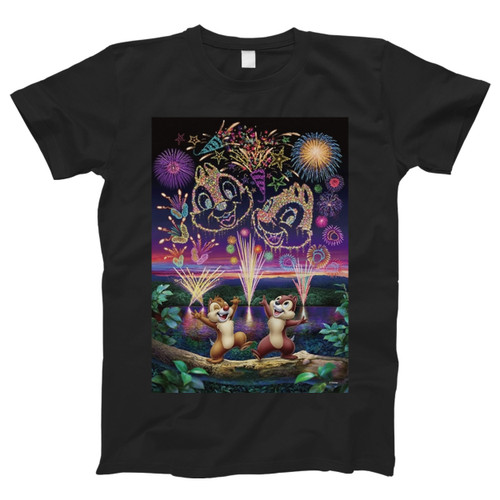 Chip N Dale New Years Men T Shirt