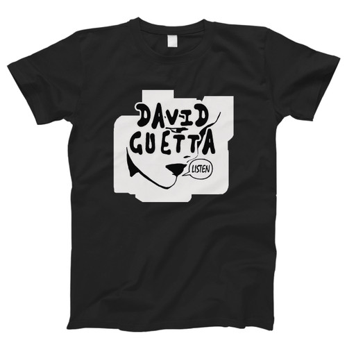 David Guetta Listen To David Guetta Men T Shirt
